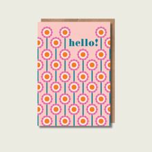 Hello flowers card