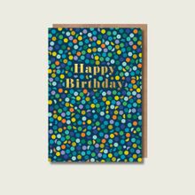Happy Birthday Card with gold foil
