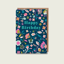 Happy Birthday Quirky Floral Card