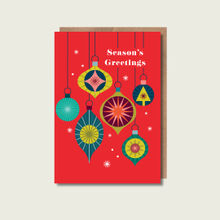 Christmas Baubles Card