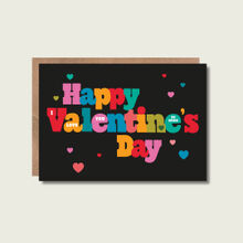 Happy Valentine's Day bright letters card