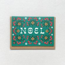 Noel Christmas greetings card
