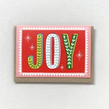 JOY Christmas Greetings Card