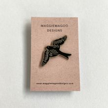 Bird enamel pin badge