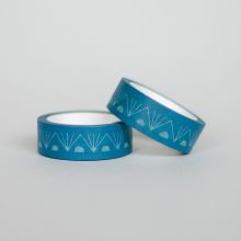 Teal pattern washi tape