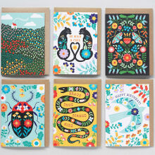 Pack of 6 greeting cards