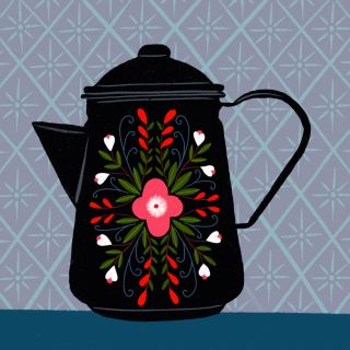 Coffee pot pattern