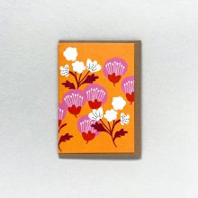 Pink blooms card