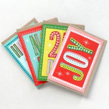Bright Type Christmas Card Pack